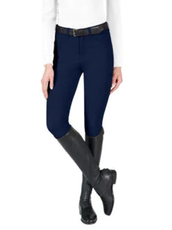 Vestrum Syracuse Breeches Knee Grip -Marys Tack and Feed Store 040622 syracuse mid grip NVY front 21W1003 65002 vestrum 97059.1649277162