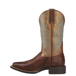 Ariat Round Up Wide Square Toe Western Boot 10 Ariat Round Up Wide Square Toe Western Boot -Marys Tack and Feed Store 10016317 side 00197 74673.1663186562