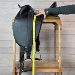 Used Porter's Stockman Drafter Australian Saddle 16/W -Marys Tack and Feed Store 328 Flap Length 66620.1686182242