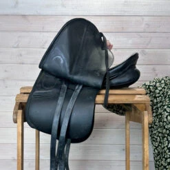 Used Stubben Genesis CL Dressage Saddle 17/N 23 Used Stubben Genesis CL Dressage Saddle 17/N -Marys Tack and Feed Store 332 L Flap 79780.1687460904