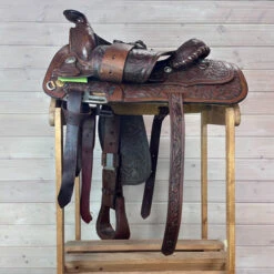 Used Circle Y Custom Western Saddle 14/M -Marys Tack and Feed Store 338 L Flap 52720.1690419831