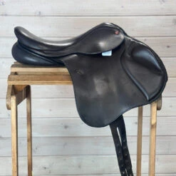 Used Barnsby Monoflap Jump Saddle 17/MN -Marys Tack and Feed Store 425 R Side 29896.1722294762