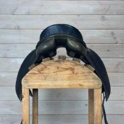 Used Niedersuss Olympik Dressage Saddle 17.5/MW -Marys Tack and Feed Store 450 Cantle 24605.1726184118