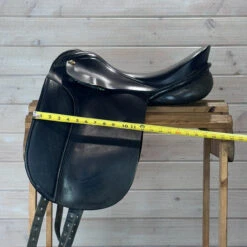 Used Niedersuss Olympik Dressage Saddle 17.5/MW -Marys Tack and Feed Store 450 Flap Width 53776.1726184118
