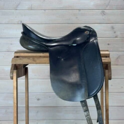 Used Niedersuss Olympik Dressage Saddle 17.5/MW -Marys Tack and Feed Store 450 R Side 09724.1726184118