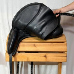 Used Custom Saddlery Revolution Dressage Saddle 17.5/MW -Marys Tack and Feed Store 475 Flap Copy 64282.1740779248
