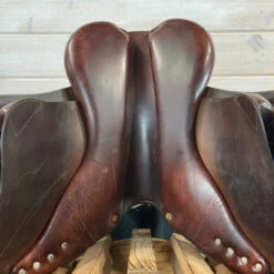Used Bruno Delgrange Close Contact Jump Saddle 17/N -Marys Tack and Feed Store 499 Channel 82476.1754936386