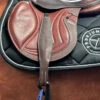 Freejump 4x6 Stirrup Leathers 28mm -Marys Tack and Feed Store 4x6 leathers 28mm brown saddle closeup freejump 18410.1734671295
