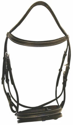 HDR Pro Monocrown Plain Raised Flash Bridle 13 HDR Pro Monocrown Plain Raised Flash Bridle -Marys Tack and Feed Store 5106 hdr pro monocrown flash bridle havana 29427.1546553109