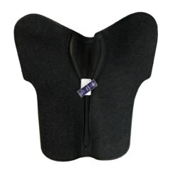 Jump'In Anatomical Felt And Leather Pad -Marys Tack and Feed Store Anatomical felt leather pad black underside jumpin 98461.1734472834