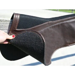 Jump'In Anatomical Felt And Leather Pad -Marys Tack and Feed Store Anatomical felt leather pad havana felt jumpin 98142.1734472834