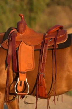 Circle Y Dodge Ranch Sorter Saddle -Marys Tack and Feed Store Dodge Ranch Sorter Left Profile 07231.1600205703