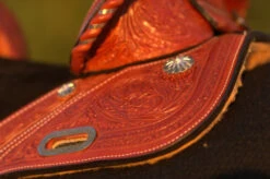 Circle Y Fischer Daisy Treeless Barrel Saddle -Marys Tack and Feed Store Fischer Treeless Tooling 74914.1600204922