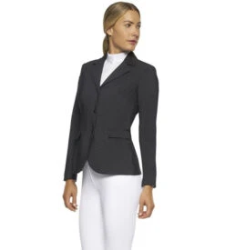 Cavalleria Toscana Zip Riding Jacket In Dark Grey -Marys Tack and Feed Store GP zip riding jacket dark grey side GGD035 JE133 F898 CT 16306.1660057840