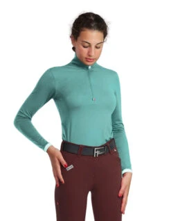 For Horses Gioconda Tech Shirt -Marys Tack and Feed Store Gioconda shirt jade for horses 81883.1625254671