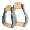 Aluminum Modified Oxbow Engraved Western Stirrups -Marys Tack and Feed Store IPD 239400 Aluminum Modified Oxbow Engraved Stirrups 86467.1559264005