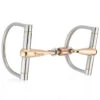 Mikmar Cupreon French Link Copper Roller Dee -Marys Tack and Feed Store Mikmar Cupreon D Ring Snaffle Horse Bit CDR500 28078.1587239868