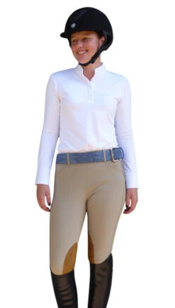 Tailored Sportsman Trophy Hunter SZ MR Breeches -Marys Tack and Feed Store TS BreechSideZip tan tailored 48287.1609978155