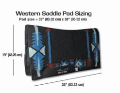 Professional's Choice GM Into The Storm SMx Pad -Marys Tack and Feed Store Western Saddle Pads size chart PC 46492.1676413879