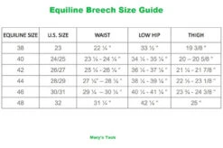 Equiline Adellek Breeches Full Grip 6 Equiline Adellek Breeches Full Grip -Marys Tack and Feed Store Womens breech size chart 33323.1668703990