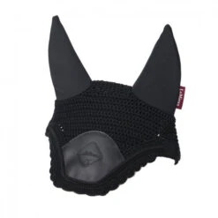 LeMieux Acoustic Pro Fly Hood -Marys Tack and Feed Store acoustic pro fly bonnet black front 5362 lemieux 72294.1670556917