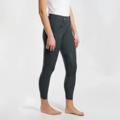 For Horses Adelia Pull On Knee Grip Breeches 18 For Horses Adelia Pull On Knee Grip Breeches -Marys Tack and Feed Store adelia pull on knee grip grey side ADELIA for horses 49330.1620257098