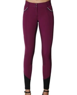 GhoDho Adena Breeches Grip Full Seat -Marys Tack and Feed Store adena fs grip breech plum front ghodho 12661.1656450101