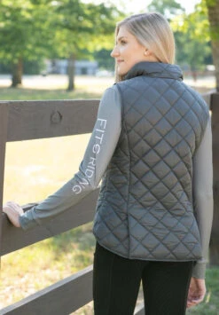 FITS Ainsley Quilted Vest 8 FITS Ainsley Quilted Vest -Marys Tack and Feed Store ainsley quilted vest ash back A717 1 fits 50679.1665448372