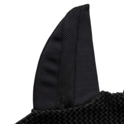 Schockemöhle Air Silent Ear Bonnet -Marys Tack and Feed Store air silent bonnet black detail 1740 00045 schockemoehle 28956.1717113460