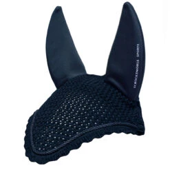 Schockemöhle Air Silent Ear Bonnet -Marys Tack and Feed Store air silent bonnet navy hero 1740 00045 schockemoehle 88308.1717113460