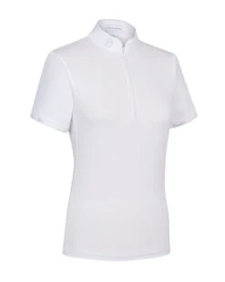 Samshield Aloise Competition Shirt Short Sleeve -Marys Tack and Feed Store aloise show shirt SS white front ALOISE samshield 19062.1654295643