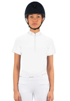 Samshield Aloise Competition Shirt Short Sleeve -Marys Tack and Feed Store aloise show shirt ss white tone front ALOISE T T samshield 85832.1654294808