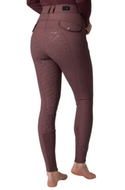 Horze Andrea High Waist Full Seat Breeches 14 Horze Andrea High Waist Full Seat Breeches -Marys Tack and Feed Store andrea high waist fs dark mahogany side 36680 RMBU horze 09027.1652822500