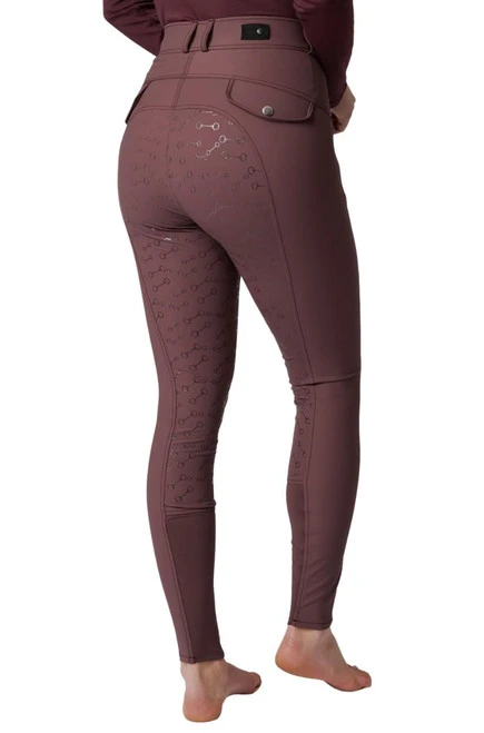 Horze Andrea High Waist Full Seat Breeches 6 Horze Andrea High Waist Full Seat Breeches - Image 4