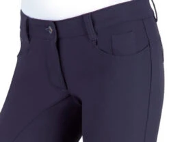 Animo Noodwill Knee Grip Breeches -Marys Tack and Feed Store animo noodwill breech ombra front waist detail 45474 99135.1677961218