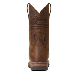 Ariat Anthem Patriot Waterproof Western Boot -Marys Tack and Feed Store anthem patriot h20 distressed brown heel 10040369 ariat 35194.1663183004