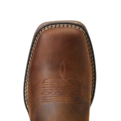 Ariat Anthem Patriot Waterproof Western Boot -Marys Tack and Feed Store anthem patriot h20 distressed brown toe 10040369 ariat 75843.1663183541