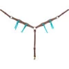 Martin Saddlery Antique Dots & Turquoise Ties Breast Collar -Marys Tack and Feed Store antique dots breast collar chocolate bc15019atd martin saddlery 70339.1560987303