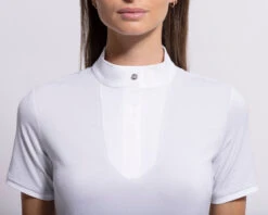 Samshield Apollina Short Sleeve Show Shirt 7 Samshield Apollina Short Sleeve Show Shirt -Marys Tack and Feed Store apollina show shirt ss grey lurex bib APOLLINA samshield 40210.1638916924