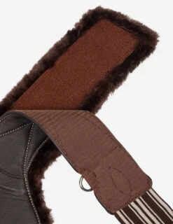 LeMieux Arika Simuwool Long Stud Girth -Marys Tack and Feed Store arika simuwool stud girth brown liner IT04738 lemieux 07918.1722390490