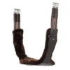LeMieux Arika Simuwool Long Stud Girth 2 LeMieux Arika Simuwool Long Stud Girth -Marys Tack and Feed Store arika simuwool stud girth brown side IT04738 lemieux 43154.1722390490