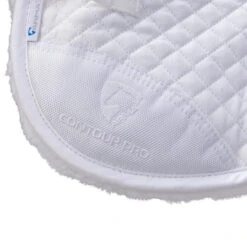 ARMA Contour Pro Corrective Lined Half Pad -Marys Tack and Feed Store arma corrective half pad white lower panel 5299 shires 89258.1751072273