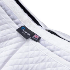 ARMA Contour Pro Corrective Lined Half Pad -Marys Tack and Feed Store arma corrective half pad white shim pockets 5299 shires 34061.1751072273