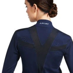 Ariat Ascent Full Zip Sweatshirt -Marys Tack and Feed Store ascent zip sweatshirt navy back detail 10039436 ariat 55543.1645568970