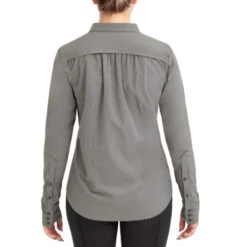 Irideon Aspen Trail Shirt Long Sleeve -Marys Tack and Feed Store aspen trail shirt ls dove grey back 30 7030 DG toklat 51922.1655842069