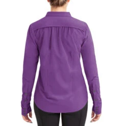 Irideon Aspen Trail Shirt Long Sleeve -Marys Tack and Feed Store aspen trail shirt ls purple hibiscus back 30 7030 PH toklat 43265.1655842088