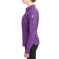 Irideon Aspen Trail Shirt Long Sleeve -Marys Tack and Feed Store aspen trail shirt ls purple hibiscus side 30 7030 PH toklat 93683.1655842092