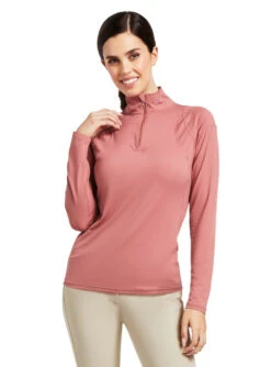 Ariat Auburn Quarter Zip Baselayer 14 Ariat Auburn Quarter Zip Baselayer -Marys Tack and Feed Store auburn 1 4 zip baselayer antique rubia front 10039493 ariat 56386.1662078725