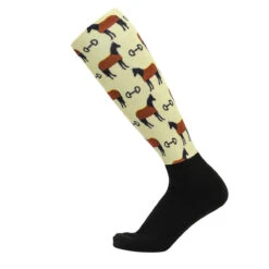 Equine Couture Horse Prints Boot Socks -Marys Tack and Feed Store autumn vibes socks side 110925 equine couture 03561.1725039026