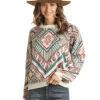 Rock & Roll Denim Aztec Sweater